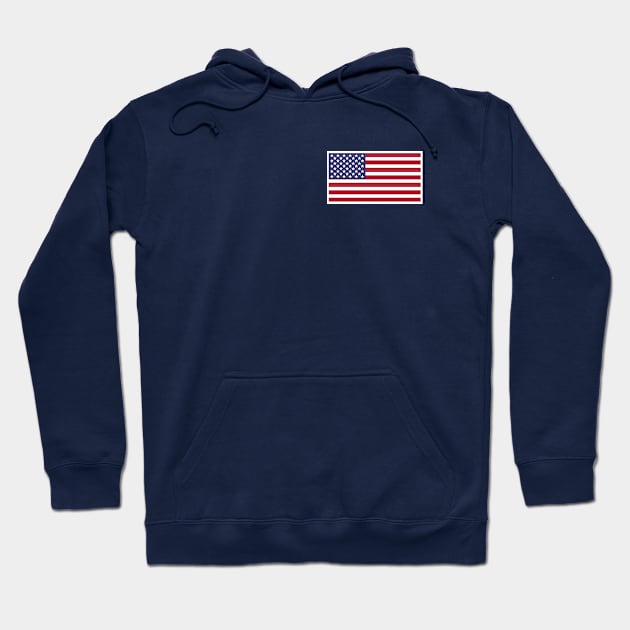 American Flag Hoodie by Tom Stiglich Cartoons